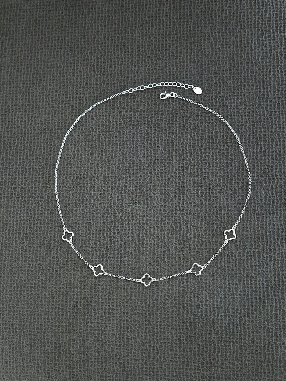 Mia Fiore Stationary Silver🤍 Open Clovers🍀 Necklace - NWT